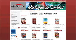 Desktop Screenshot of musibox.com